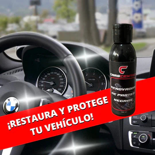 Car Restorer – Renovador de Partes Negras 120 ml