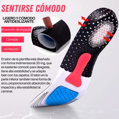 Plantilla Ortopédica Gel Fascitis